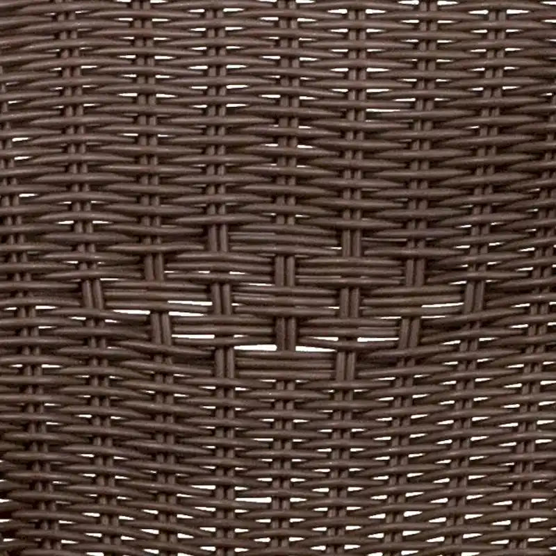 Chaises de patio en rotin, bambou et aluminium (ensemble de 3)