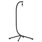 Support en C pour chaise suspendue commerciale en acier résistant aux intempéries avec quincaillerie incluse
