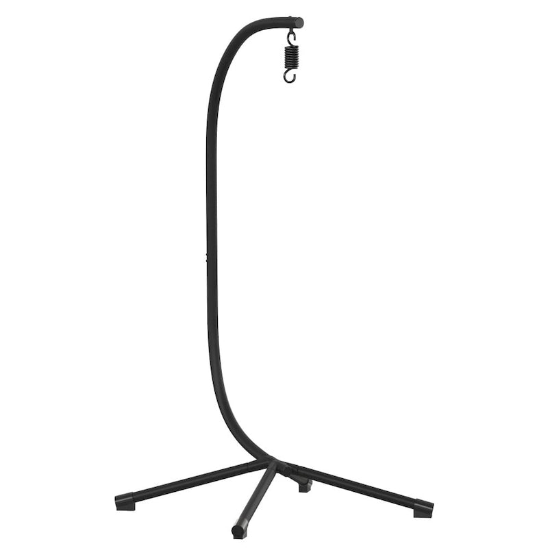Support en C pour chaise suspendue commerciale en acier résistant aux intempéries avec quincaillerie incluse