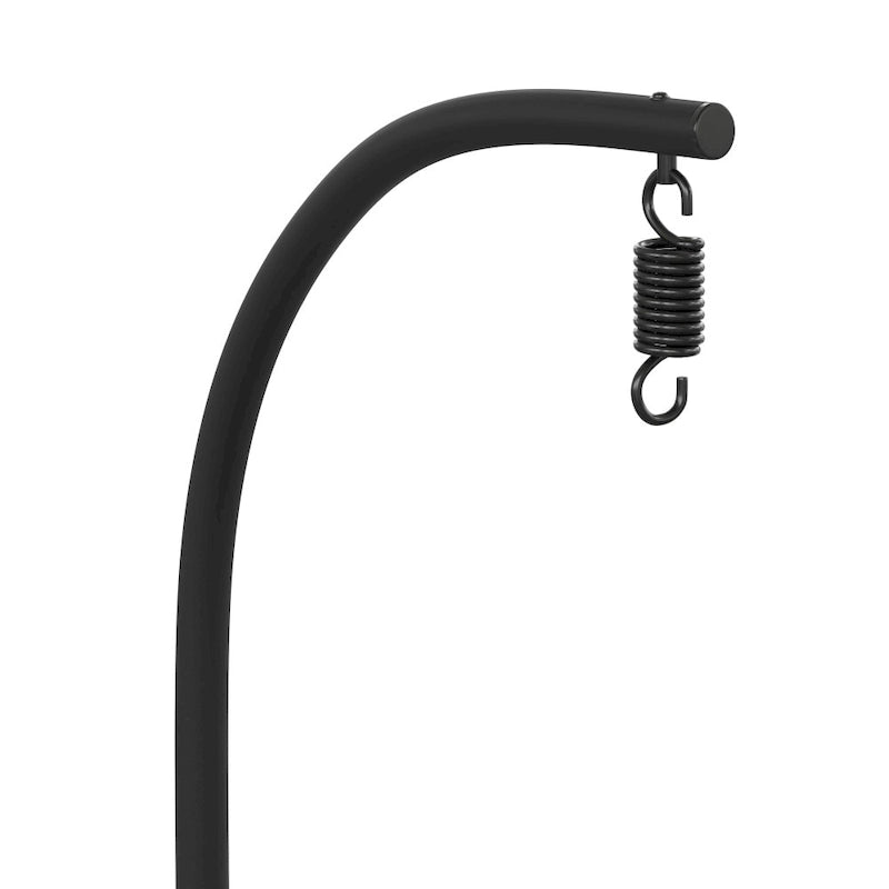 Support en C pour chaise suspendue commerciale en acier résistant aux intempéries avec quincaillerie incluse