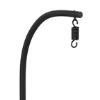 Support en C pour chaise suspendue commerciale en acier résistant aux intempéries avec quincaillerie incluse