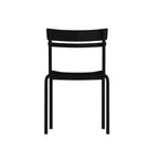 Tabourets de bar modernes à lattes métalliques de qualité commerciale pour intérieur/extérieur (ensemble de 4)