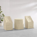 Ensemble de housses pour mobilier de bistro d'extérieur Crosley 3 pièces