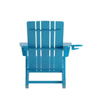Fauteuil Adirondack à bascule tout temps avec porte-gobelet pivotant