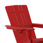 Fauteuil Adirondack à bascule tout temps avec porte-gobelet pivotant