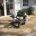 Fauteuil Adirondack à bascule tout temps avec porte-gobelet pivotant