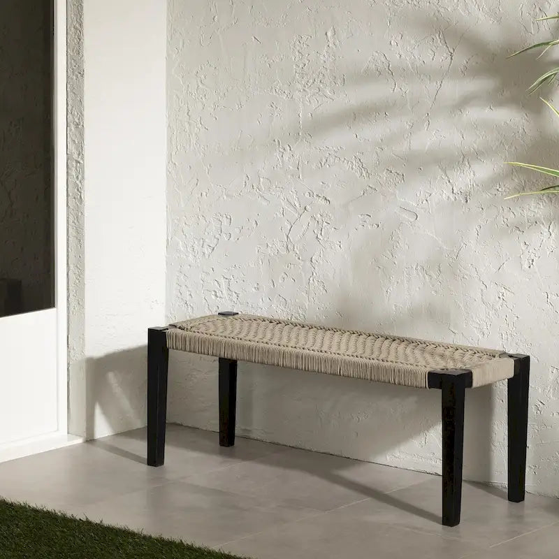 Banc en bois d'agave de la rive sud