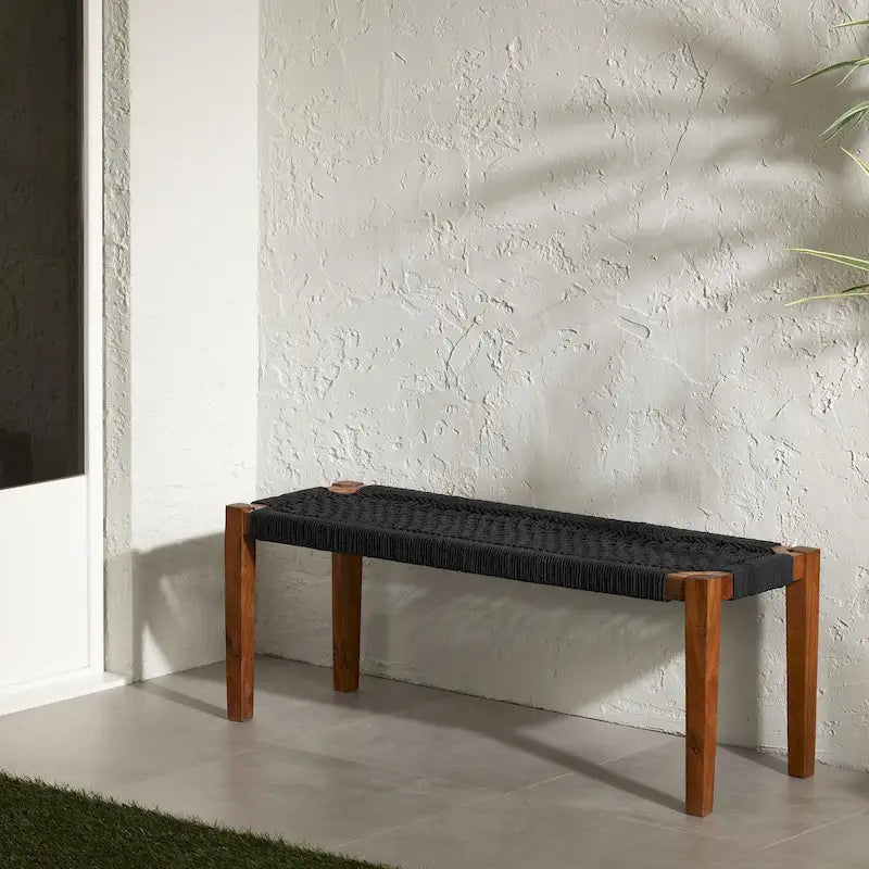 Banc en bois d'agave de la rive sud