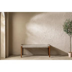 Banc en bois d'agave de la rive sud