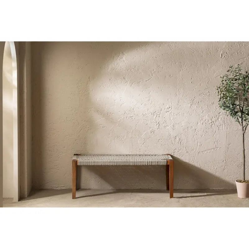 Banc en bois d'agave de la rive sud