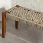 Banc en bois d'agave de la rive sud