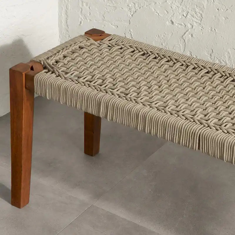 Banc en bois d'agave de la rive sud
