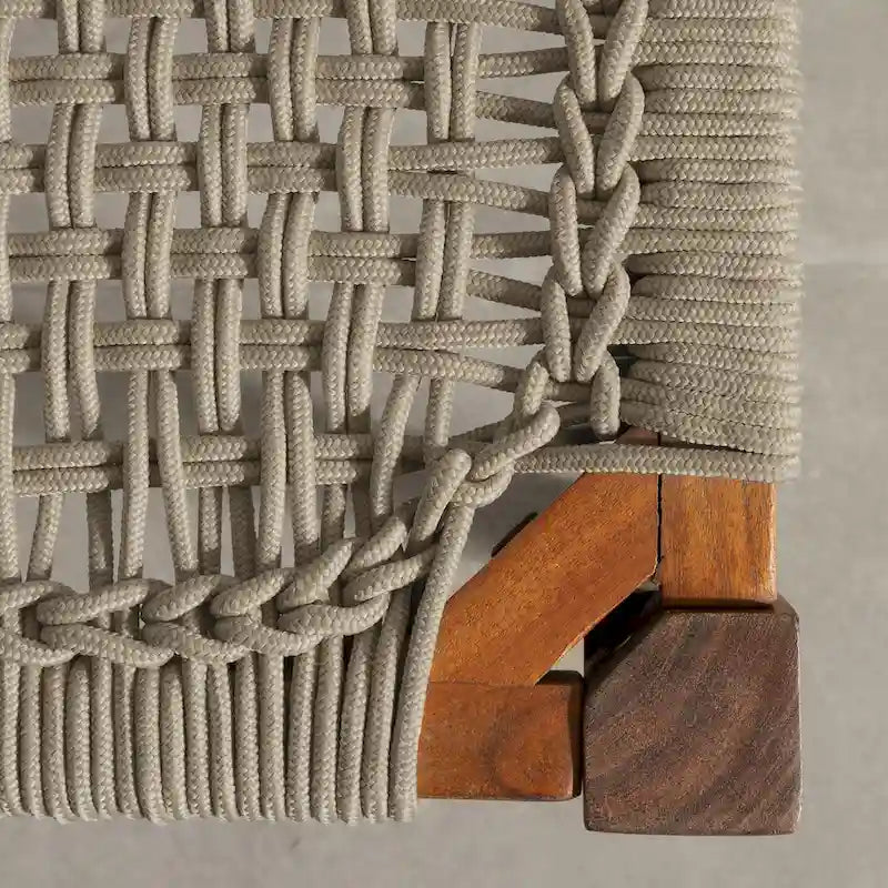 Banc en bois d'agave de la rive sud