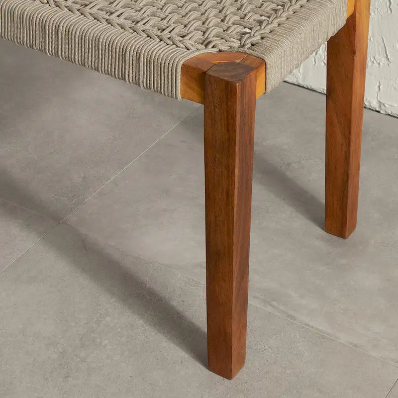 Banc en bois d'agave de la rive sud