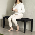 Banc en bois d'agave de la rive sud