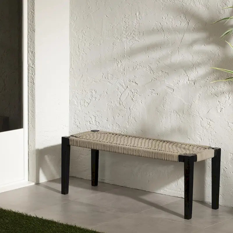Banc en bois d'agave de la rive sud