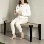 Banc en bois d'agave de la rive sud