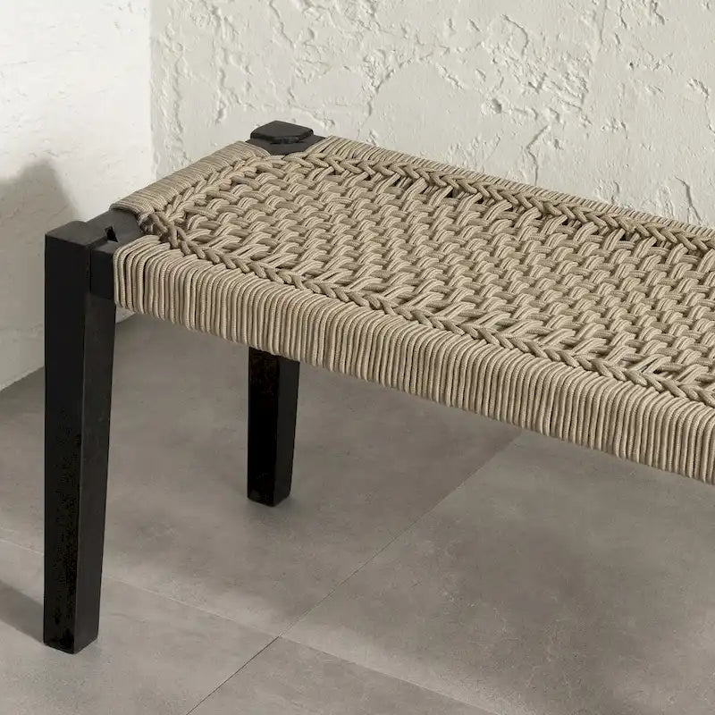Banc en bois d'agave de la rive sud