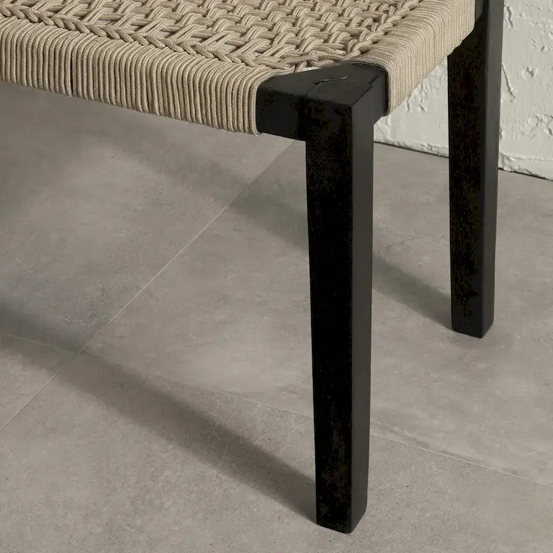 Banc en bois d'agave de la rive sud