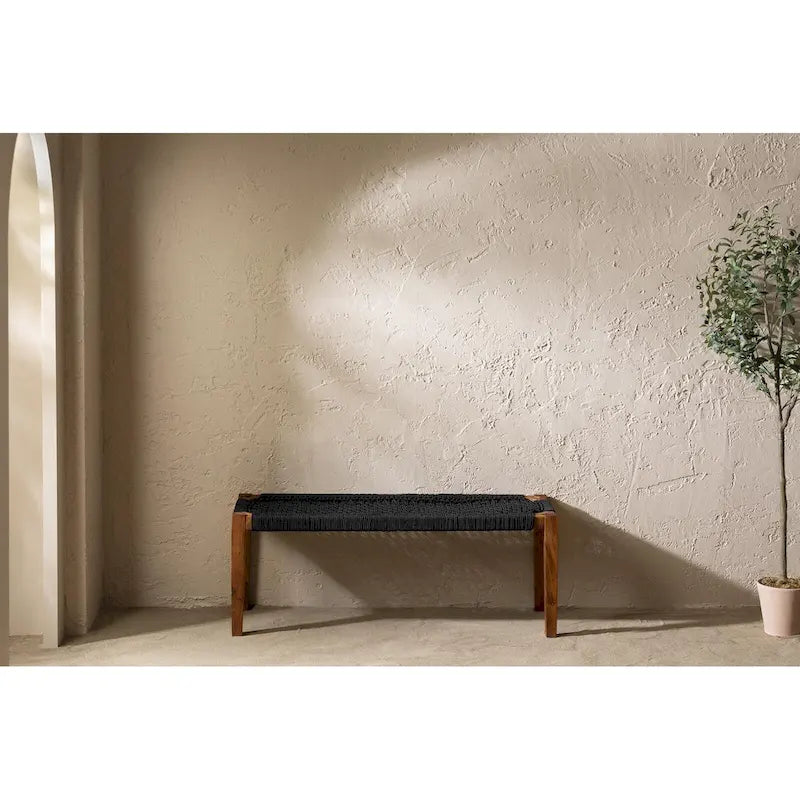 Banc en bois d'agave de la rive sud