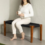Banc en bois d'agave de la rive sud