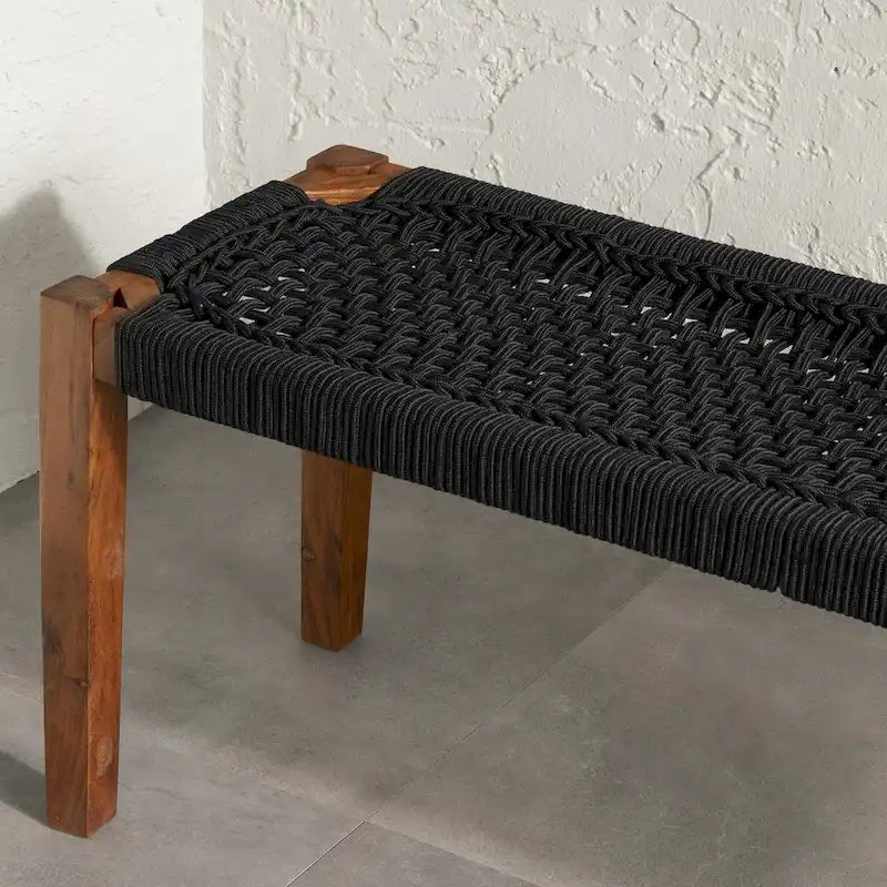 Banc en bois d'agave de la rive sud