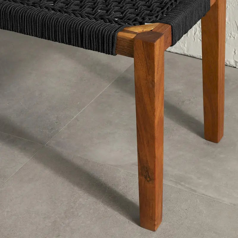 Banc en bois d'agave de la rive sud