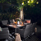 Housse extérieure Oxford pour chauffage de terrasse au propane Pyramid - Convient aux modèles de 19,68 x 19,68 x 89,37 pouces.
