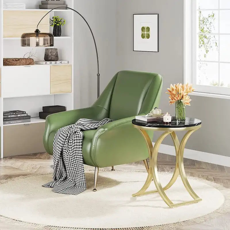 Table d'appoint petite table basse ronde moderne