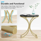 Table d'appoint petite table basse ronde moderne