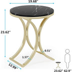 Table d'appoint petite table basse ronde moderne