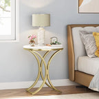 Table d'appoint petite table basse ronde moderne
