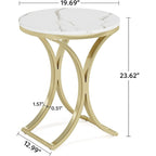 Table d'appoint petite table basse ronde moderne
