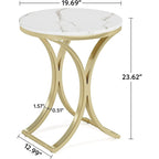 Table d'appoint petite table basse ronde moderne