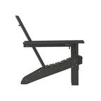 Ensemble de 4 chaises Adirondack commerciales tout temps avec porte-gobelets