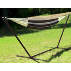 Hamac maya Sunnydaze XXL en corde épaisse et support de hamac