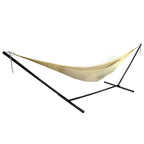 Hamac maya Sunnydaze XXL en corde épaisse et support de hamac