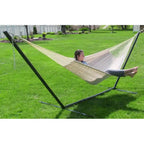 Hamac maya Sunnydaze XXL en corde épaisse et support de hamac