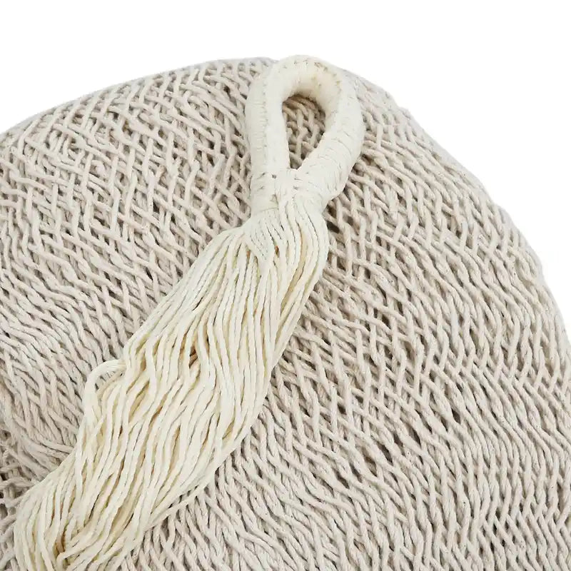 Hamac maya Sunnydaze XXL en corde épaisse et support de hamac