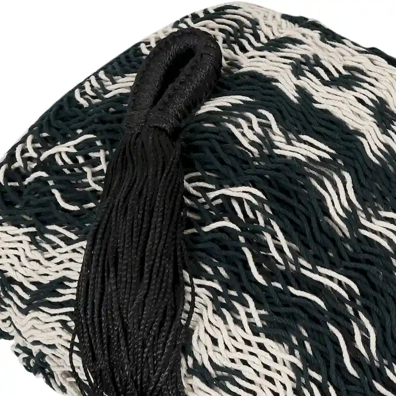 Hamac maya Sunnydaze XXL en corde épaisse et support de hamac