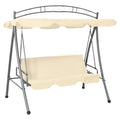Balancelle de jardin vidaXL avec auvent et coussin