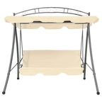 Balancelle de jardin vidaXL avec auvent et coussin