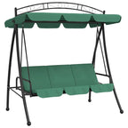Balancelle de jardin vidaXL avec auvent et coussin