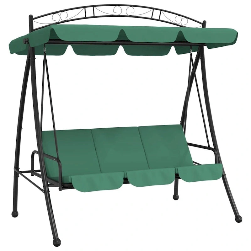 Balancelle de jardin vidaXL avec auvent et coussin