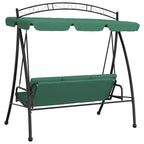 Balancelle de jardin vidaXL avec auvent et coussin