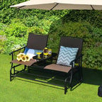 Comfortable 2-Person Loveseat for Patio and Garden - 57  x 28  x 38  (L x W x H)