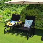 Canapé confortable 2 places pour terrasse et jardin - 57 x 28 x 38 (L x l x H)