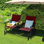 Canapé confortable 2 places pour terrasse et jardin - 57 x 28 x 38 (L x l x H)