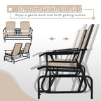 Canapé confortable 2 places pour terrasse et jardin - 57 x 28 x 38 (L x l x H)