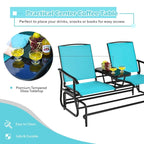 Canapé confortable 2 places pour terrasse et jardin - 57 x 28 x 38 (L x l x H)